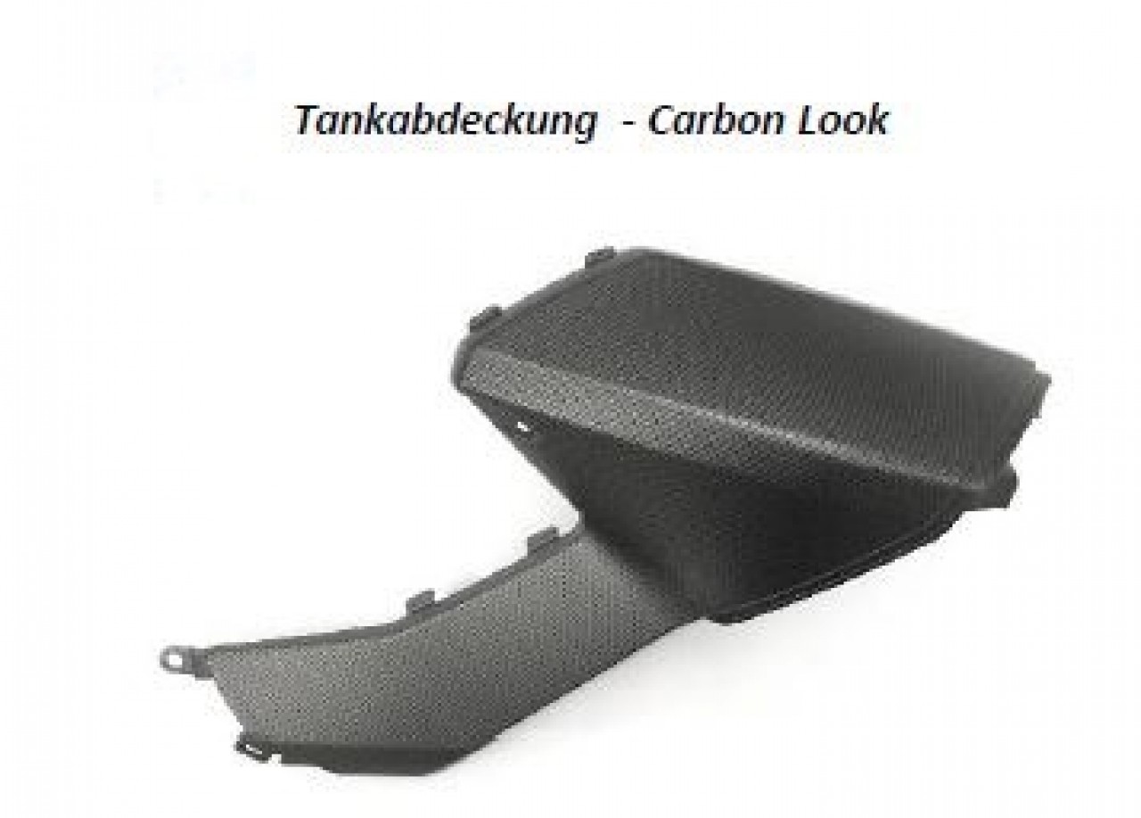 Tankabdeckung, Kunststoff, links, carbon für Aprilia Shiver 900