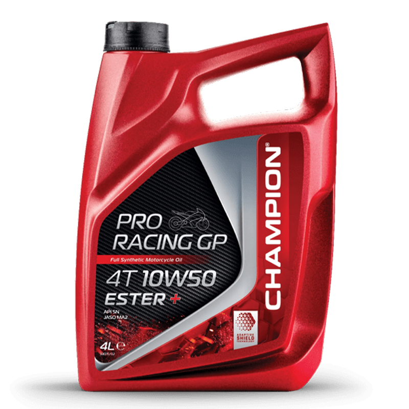 CHAMPION®  Proracing GP 4T 10W-50 ESTER + VS Motoröl - 4 Liter Aprilia Tuono 660 (2021-)