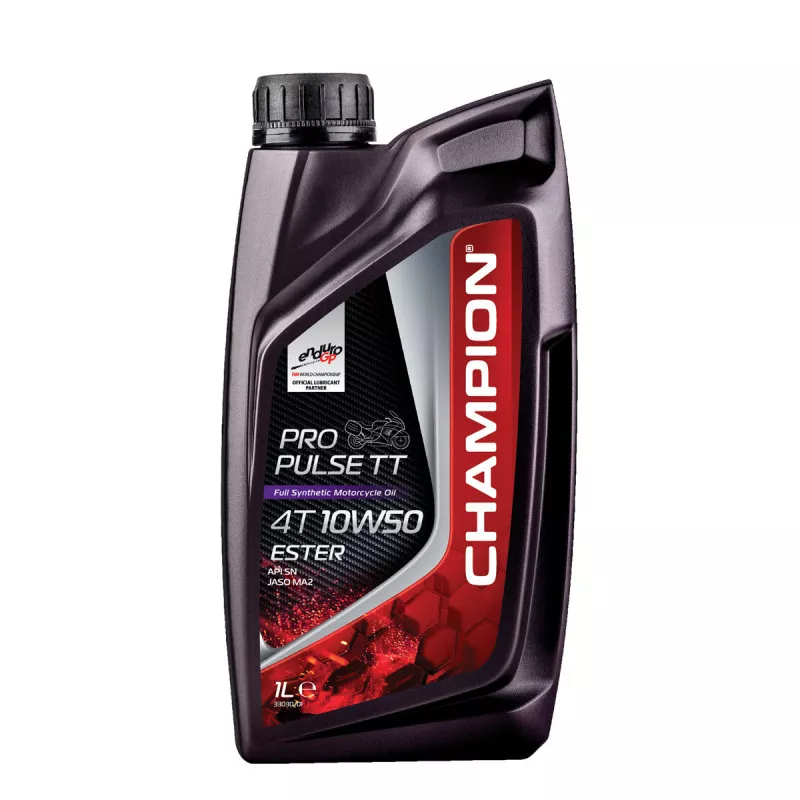 CHAMPION®  Pro Pulse TT 4T 5W-40 Ester Motoröl - 1 Liter - Aprilia Tuono V4 1100 Factory (2015-2021)