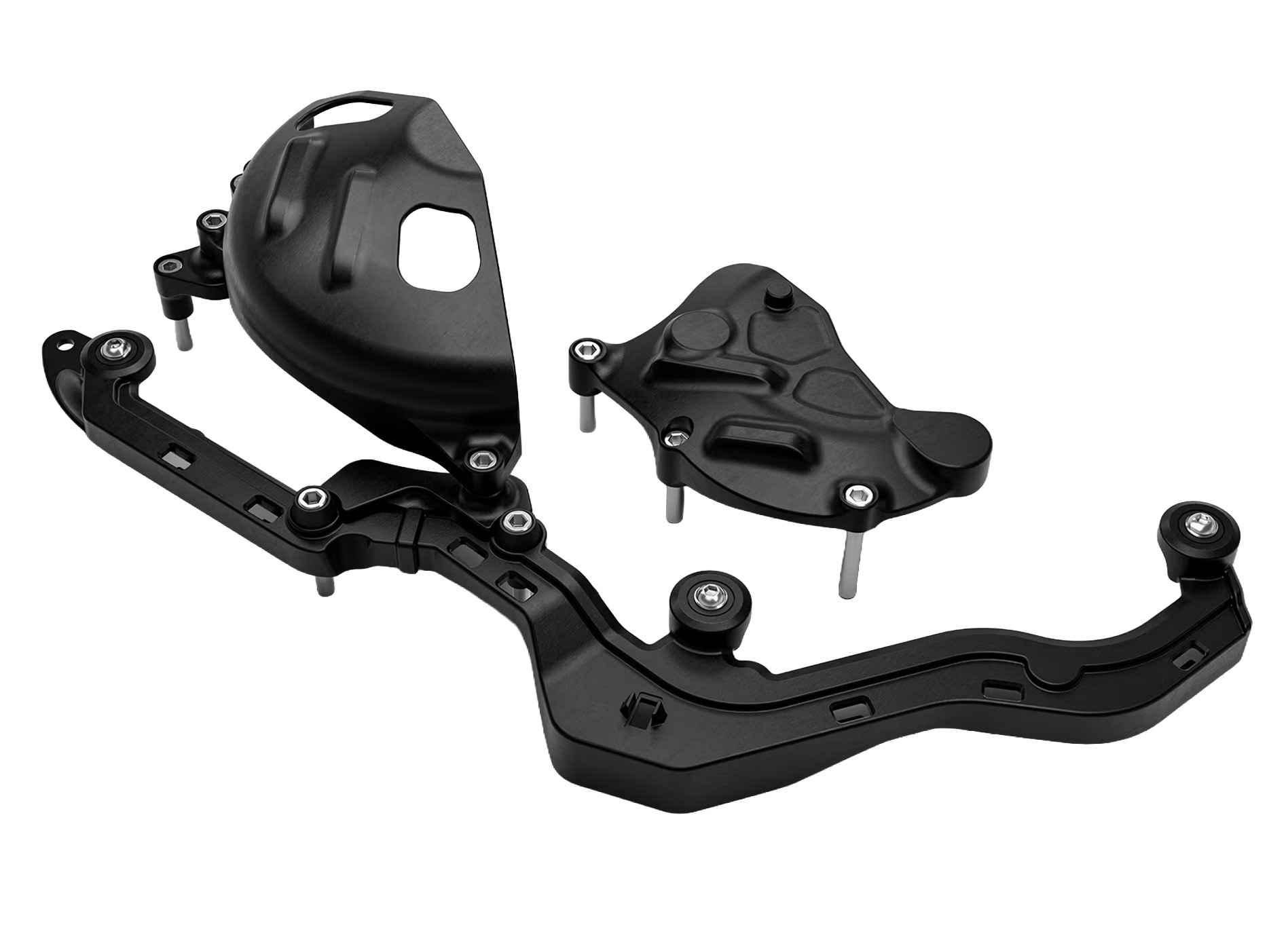 Schutzbügel Alu schwarz für Motor für Aprilia RSV4 / Tuono V4 1100 (25-)