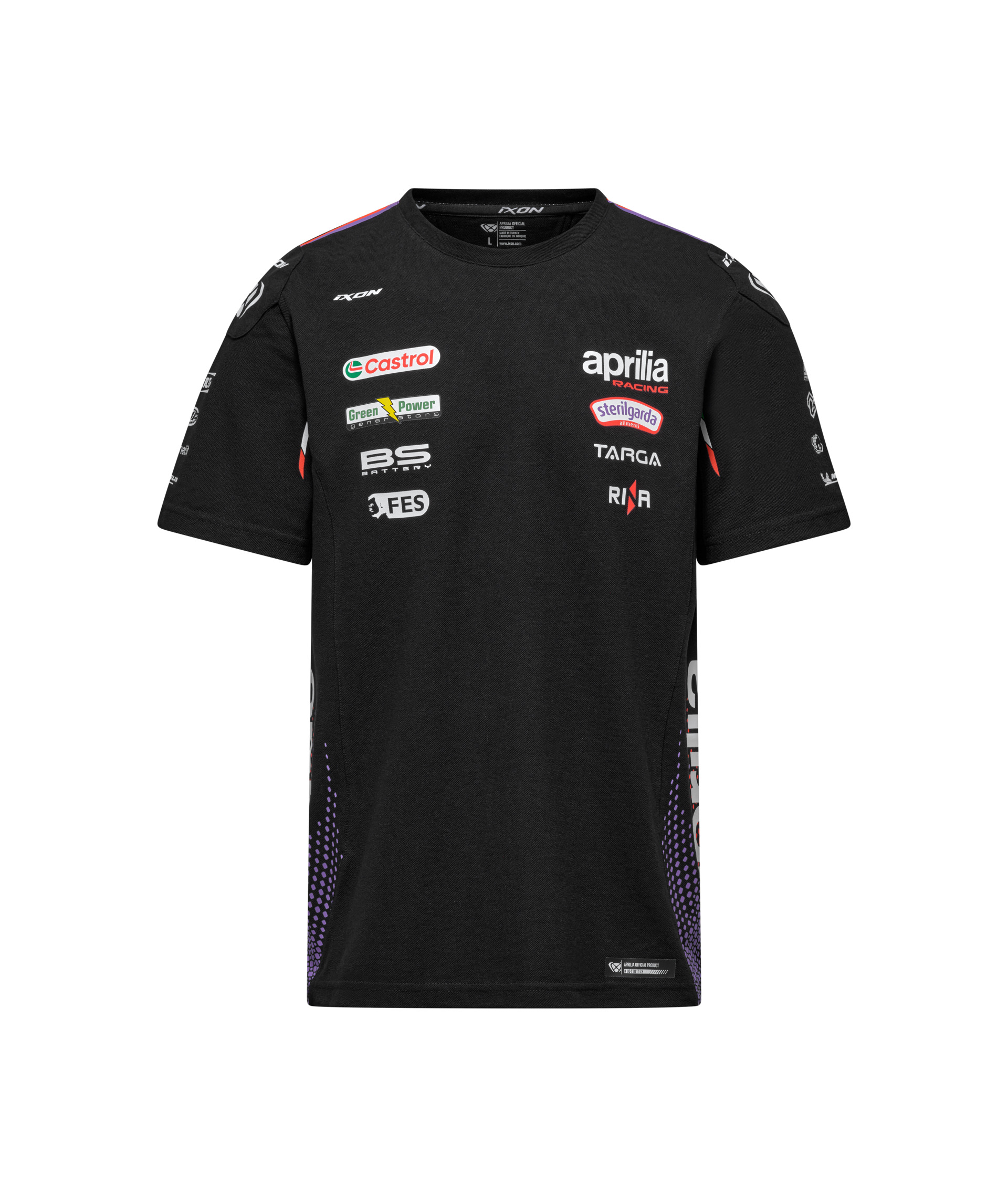 Aprilia T-Shirt Racing Team Replica 2026 Herren schwarz