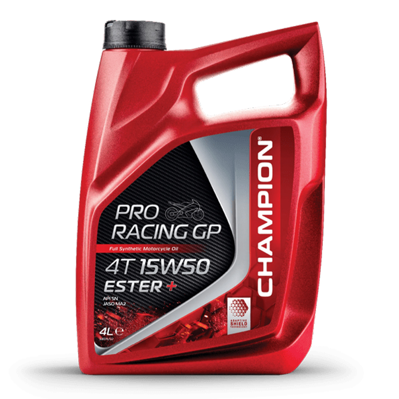 CHAMPION®  Proracing GP 4T 15W-50 ESTER + Vollsynthetisches Motoröl - 4 Liter - Aprilia Dorsoduro (2