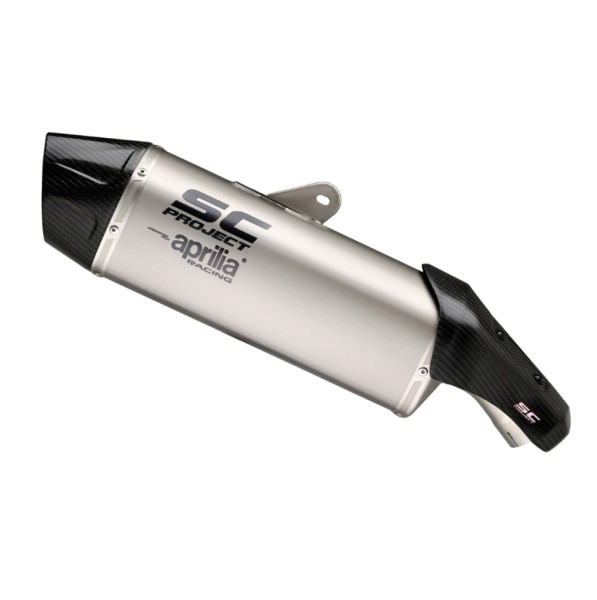 Slip-on-Schalldämpfer SC-Project für Aprilia Tuareg 660