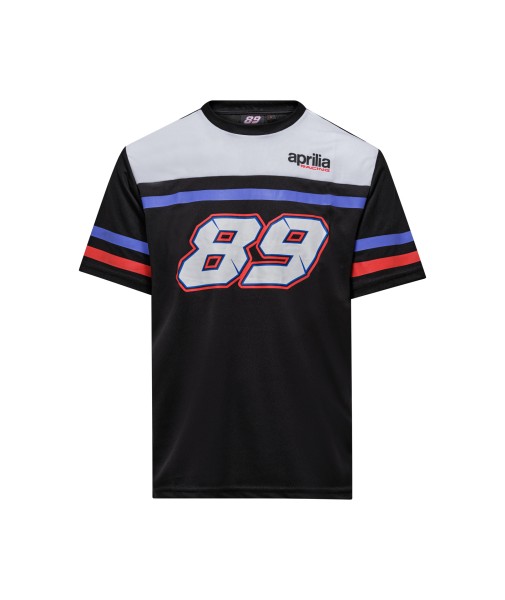 Aprilia T-Shirt Racing 89 Herren schwarz weiß