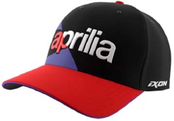 Aprilia Basecap Dual Kollektion 2024 schwarz rot lila